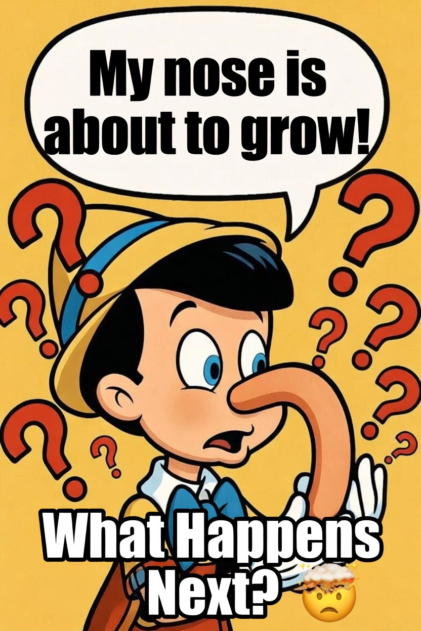 If Pinocchio Says "My Nose Is About to Grow," What Happens?